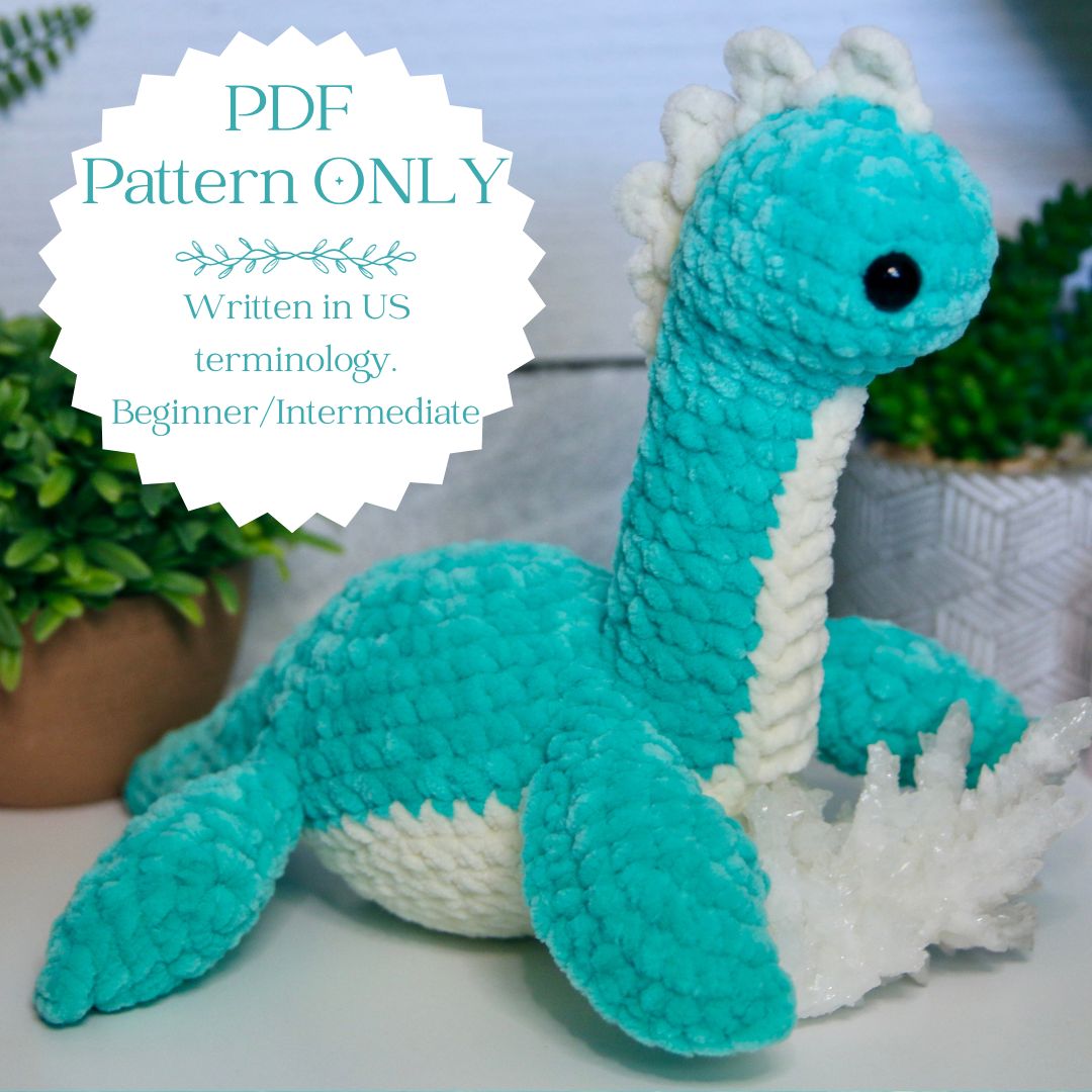 Nessie The Lochness Monster Crochet PDF Pattern